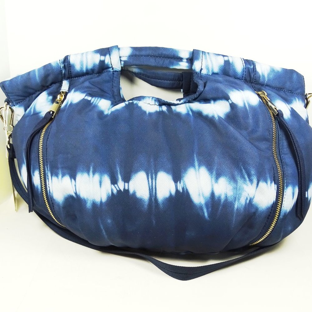 VINCE CAMUTO Harlo Denim Shoulder Bag Tote